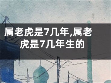 属老虎是7几年,属老虎是7几年生的