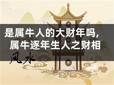 是属牛人的大财年吗,属牛逐年生人之财相