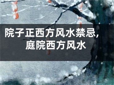 院子正西方风水禁忌,庭院西方风水