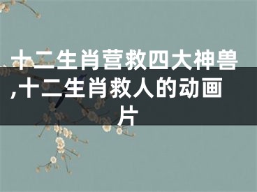 十二生肖营救四大神兽,十二生肖救人的动画片