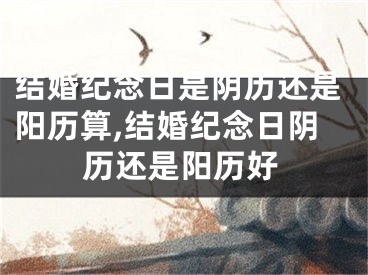 结婚纪念日是阴历还是阳历算,结婚纪念日阴历还是阳历好