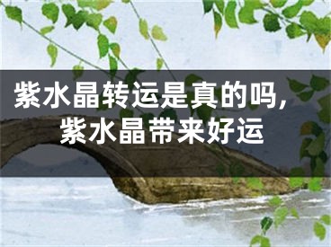 紫水晶转运是真的吗,紫水晶带来好运