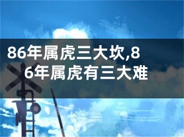 86年属虎三大坎,86年属虎有三大难