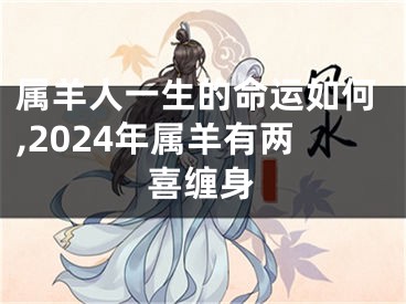 属羊人一生的命运如何,2024年属羊有两喜缠身