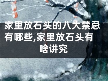 家里放石头的八大禁忌有哪些,家里放石头有啥讲究