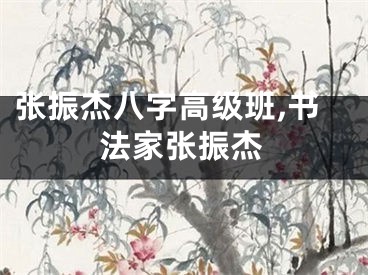 张振杰八字高级班,书法家张振杰