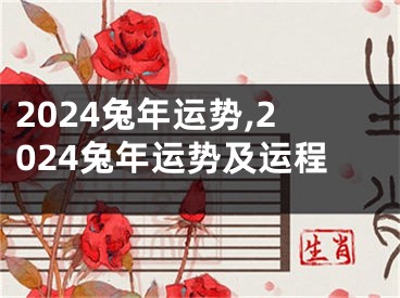 2024兔年运势,2024兔年运势及运程