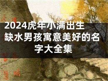 2024虎年小满出生缺水男孩寓意美好的名字大全集