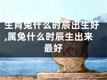 生肖兔什么时辰出生好,属兔什么时辰生出来最好