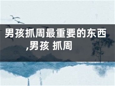 男孩抓周最重要的东西,男孩 抓周