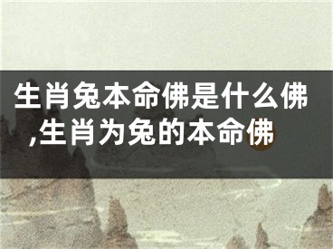 生肖兔本命佛是什么佛,生肖为兔的本命佛