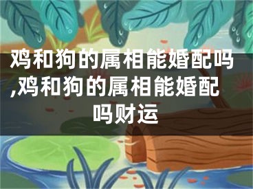 鸡和狗的属相能婚配吗,鸡和狗的属相能婚配吗财运