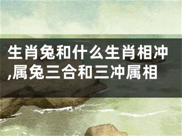 生肖兔和什么生肖相冲,属兔三合和三冲属相