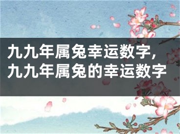 九九年属兔幸运数字,九九年属兔的幸运数字