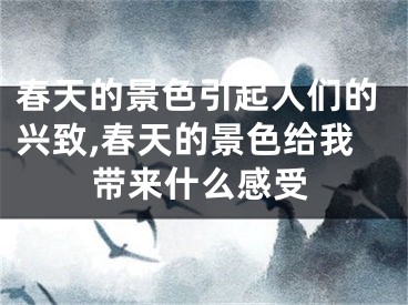 春天的景色引起人们的兴致,春天的景色给我带来什么感受