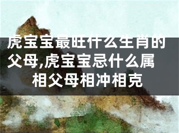 虎宝宝最旺什么生肖的父母,虎宝宝忌什么属相父母相冲相克