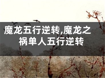 魔龙五行逆转,魔龙之祸单人五行逆转