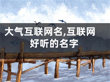 大气互联网名,互联网好听的名字