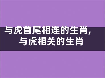 与虎首尾相连的生肖,与虎相关的生肖
