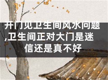 开门见卫生间风水问题,卫生间正对大门是迷信还是真不好