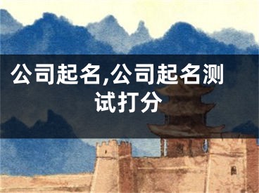 公司起名,公司起名测试打分
