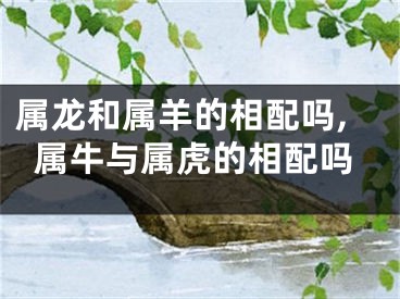属龙和属羊的相配吗,属牛与属虎的相配吗