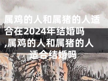 属鸡的人和属猪的人适合在2024年结婚吗,属鸡的人和属猪的人适合结婚吗