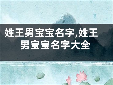 姓王男宝宝名字,姓王男宝宝名字大全