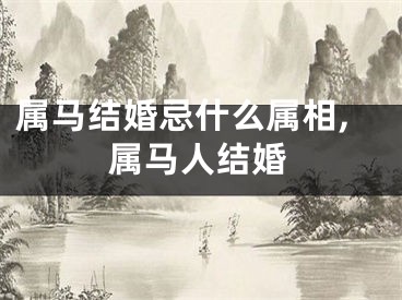 属马结婚忌什么属相,属马人结婚