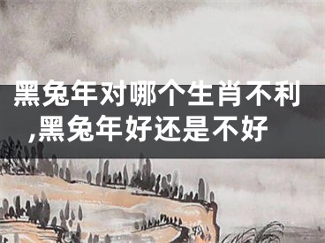 黑兔年对哪个生肖不利,黑兔年好还是不好