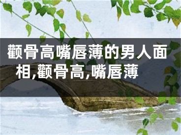 颧骨高嘴唇薄的男人面相,颧骨高,嘴唇薄