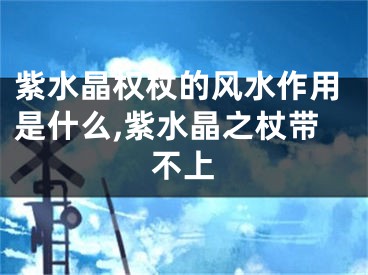 紫水晶权杖的风水作用是什么,紫水晶之杖带不上