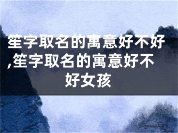 笙字取名的寓意好不好,笙字取名的寓意好不好女孩