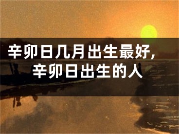 辛卯日几月出生最好,辛卯日出生的人