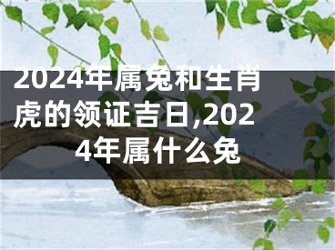 2024年属兔和生肖虎的领证吉日,2024年属什么兔