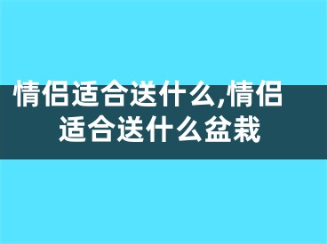 情侣适合送什么,情侣适合送什么盆栽