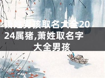 萧姓男孩取名大全2024属猪,萧姓取名字大全男孩