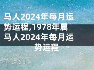 马人2024年每月运势运程,1978年属马人2024年每月运势运程