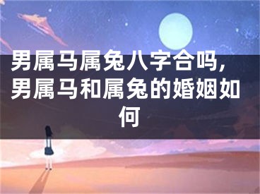 男属马属兔八字合吗,男属马和属兔的婚姻如何