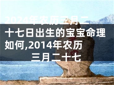 2024年农历三月二十七日出生的宝宝命理如何,2014年农历三月二十七