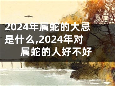 2024年属蛇的大忌是什么,2024年对属蛇的人好不好