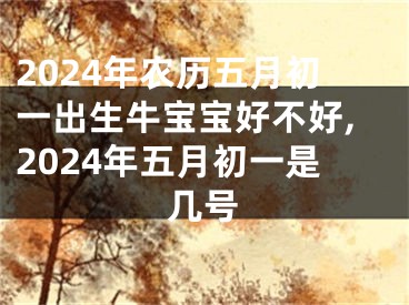 2024年农历五月初一出生牛宝宝好不好,2024年五月初一是几号