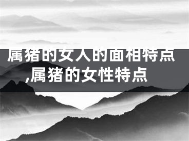 属猪的女人的面相特点,属猪的女性特点