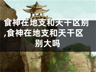 食神在地支和天干区别,食神在地支和天干区别大吗