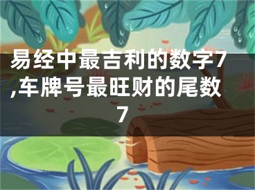 易经中最吉利的数字7,车牌号最旺财的尾数7