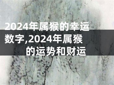 2024年属猴的幸运数字,2024年属猴的运势和财运