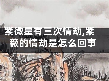 紫微星有三次情劫,紫薇的情劫是怎么回事