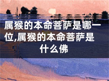 属猴的本命菩萨是哪一位,属猴的本命菩萨是什么佛
