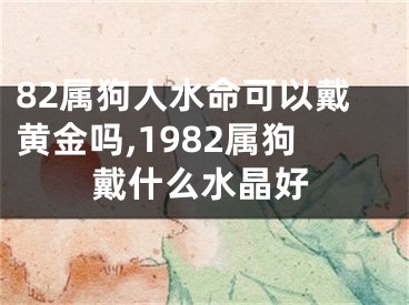 82属狗人水命可以戴黄金吗,1982属狗戴什么水晶好