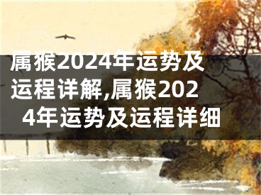 属猴2024年运势及运程详解,属猴2024年运势及运程详细